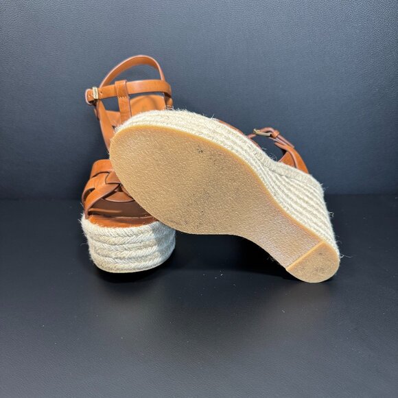 YSL Tribute Ambra Leather Espadrille - Size 38 - Picture 11 of 13